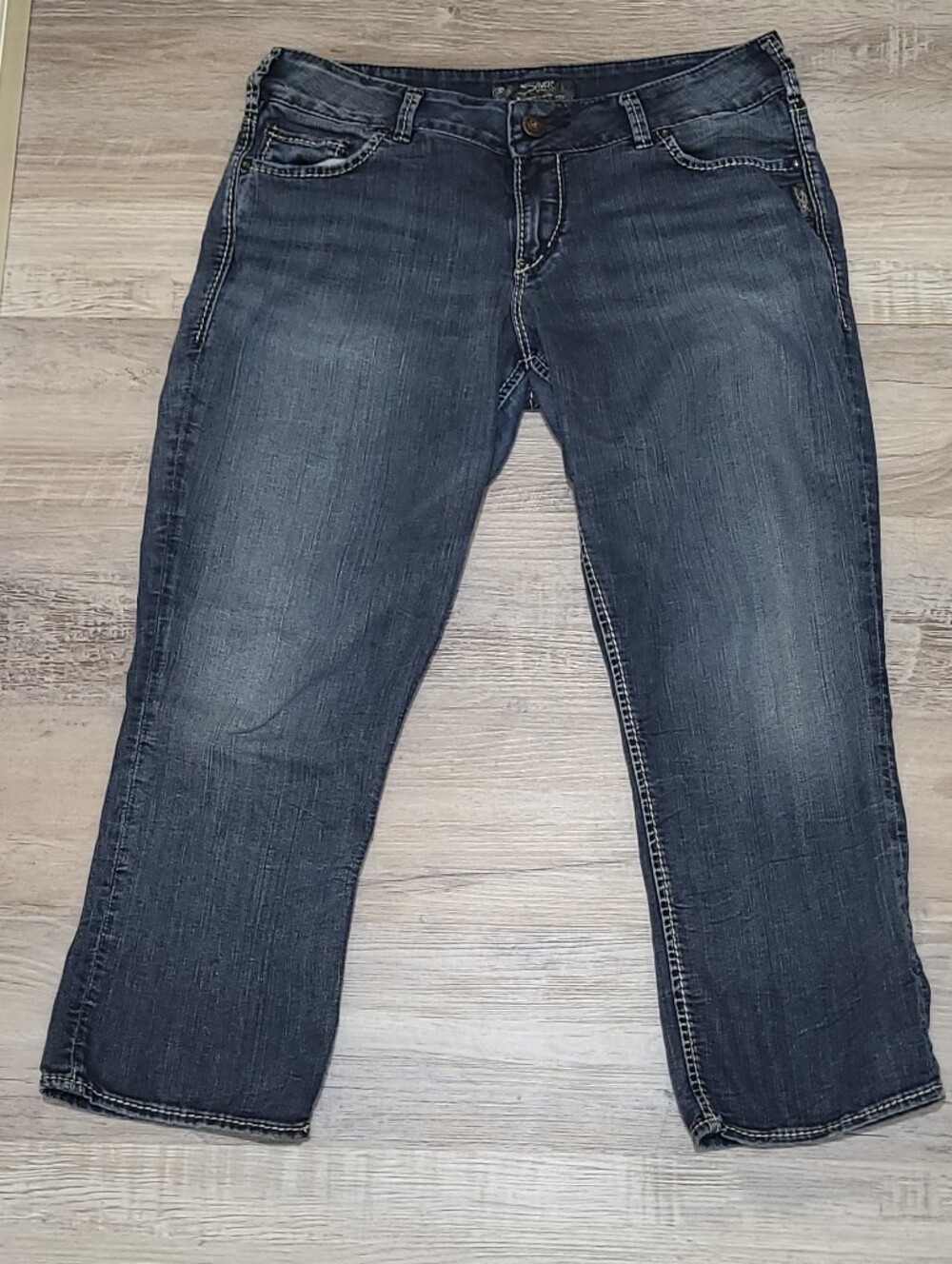 Silver Jeans Co Denim Capris/Cropped Jeans Size W31